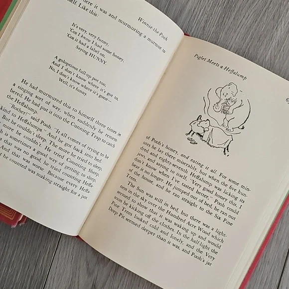 Vintage 60s Winnie The Pooh & The House At Pooh‎ Corner Hardcover Books - Picture 16 of 16